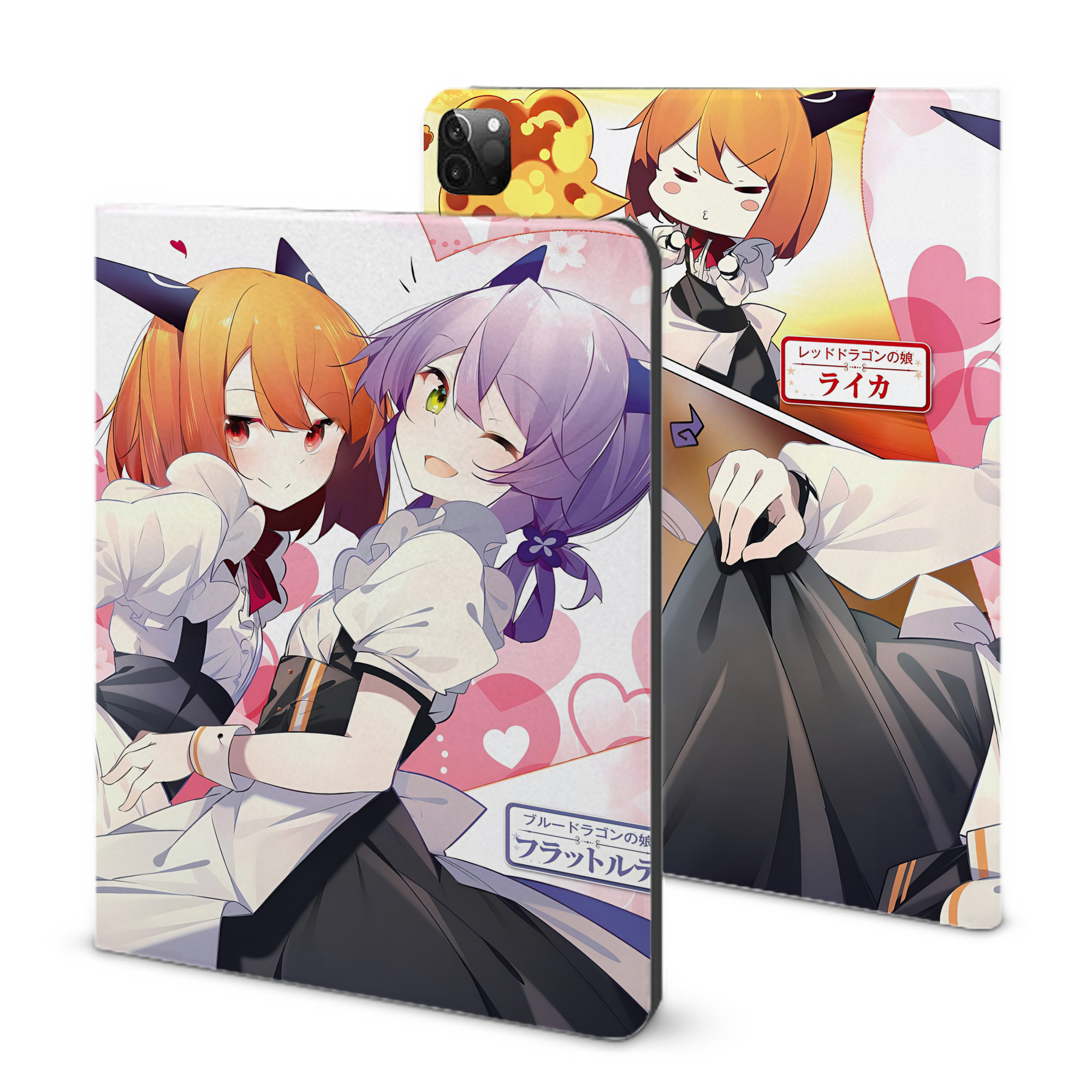 （画像用） 転スラ Regarding Reincarnated to Slime IPadケース ペンホルダー付き ブックスタイルデザイン